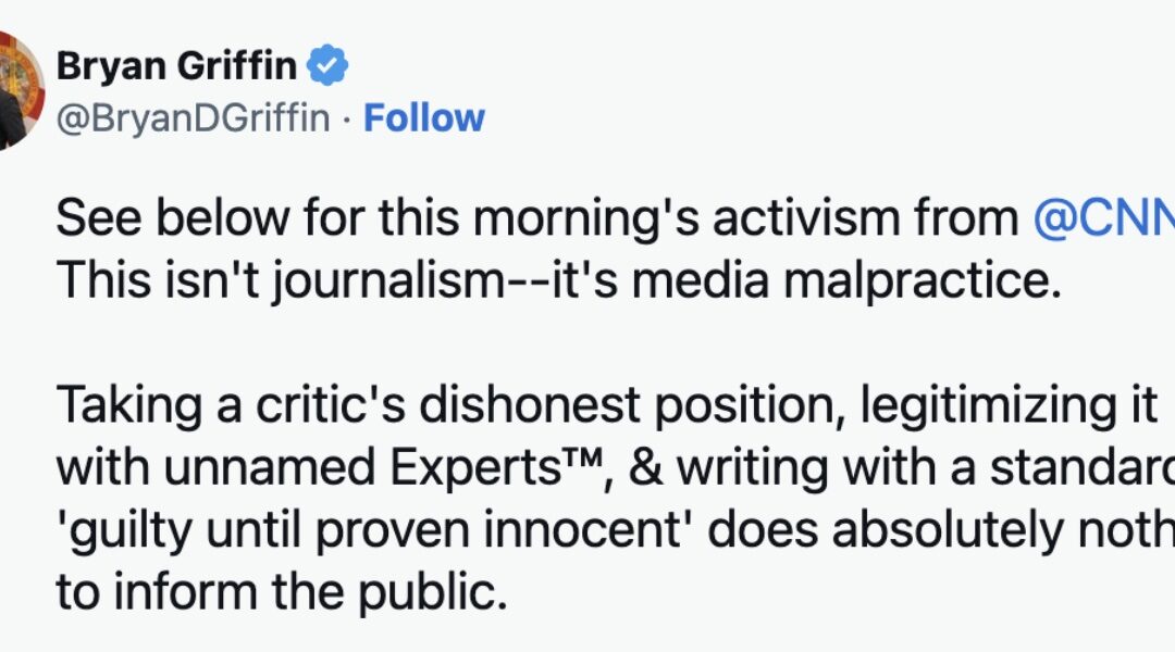 DeSantis Press Secretary Bryan Griffin just destroyed CNN with one epic public smackdown