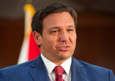 Ron DeSantis is all smiles as Donald Trump joins <em>The New York Times</em> in one bizarre defense of Disney
