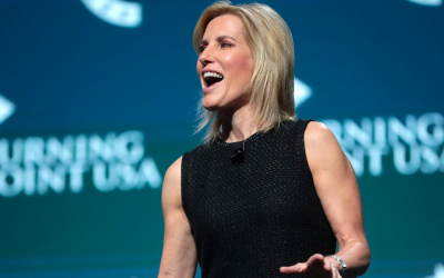 Laura Ingraham lit up with excitement when Ron DeSantis shared his strategy for winning over minority and urban voters in 2024