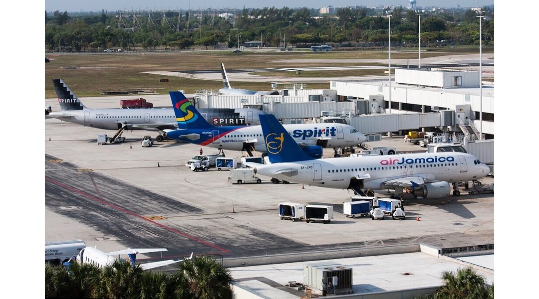 Jaws hit the floor when a naked man took a stroll through this major Florida airport