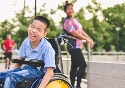 A Florida man just learned the hard way that targeting disabled children comes with serious consequences Disabled,Child,On,Wheelchair,Is,Play,And,Learn,In,The