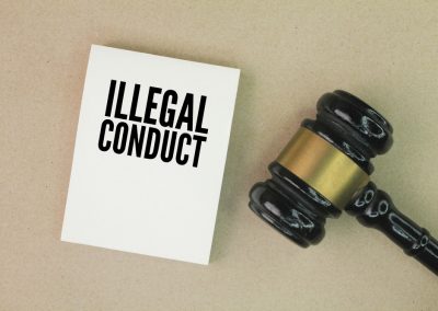 One activist judge just got humiliated after Florida's AG exposed what they tried to do to Trump's library Judge’s,Gavel,And,Paper,With,The,Words,Illegal,Conduct.,Illegal