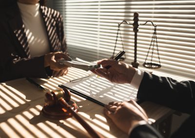 Concept,Of,Justice,And,Law.,Handing,Over,Money,At,A