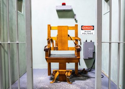 Ron DeSantis signed one death warrant that proves he means business about justice Wooden,Electric,Chair,For,Death,Sentence,In,Prison,Cell,Concept