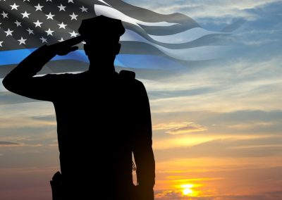 Ron DeSantis hit a major milestone that proves he's exactly what America needs American,Flag,With,Police,Support,Symbol.,Thin,Blue,Line.,National