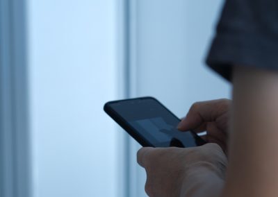 A,Man,Is,Typing,On,A,Smartphone,Secretly,In,The