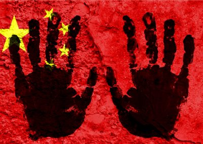 Ron DeSantis scored one win that proved critics of his Chinese property ban dead wrong Handprints,On,The,Background,Of,The,Flag,Of,China.,Freedom