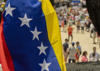 Mexico,City,Mexico,-,August,17,2024:,Venezuelan,Flag,With