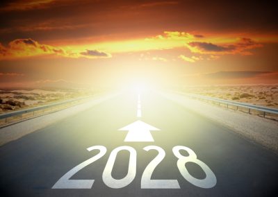 2028,-,Empty,Road,On,A,Desert,And,Sunset,Sky