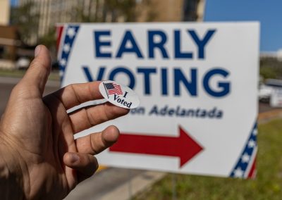 Hand,Holding,A,Sticker,That,Says,I,Voted,,On,A