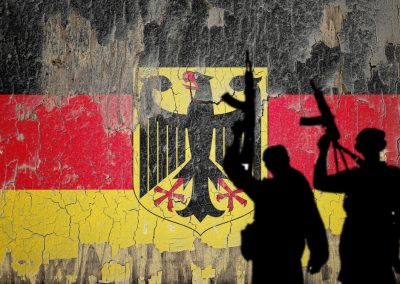 Ron DeSantis just gave radical Islamic activists their worst nightmare Flag,Of,Germany,Painted,On,The,Cracked,Wall,With,Terrorist