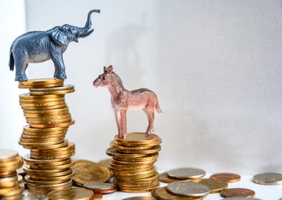 Byron Donalds just dropped one number that put jaws on the floor Donkey,And,Elephant,On,Top,Of,Stacked,Coins