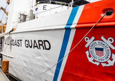United,States,Coast,Guard,Ship,Docked,In,Oregon