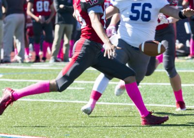 A,High,School,Football,Punter,Is,Punting,The,Ball,As