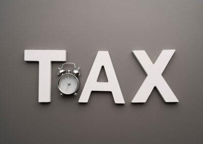 Tax,Time,Concept,Over,Grey,Background