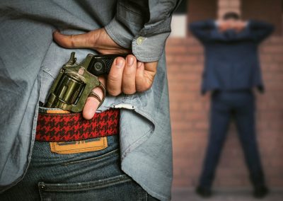 Street,Crime,Concept.,A,Man,Robs,A,Businessman,On,The