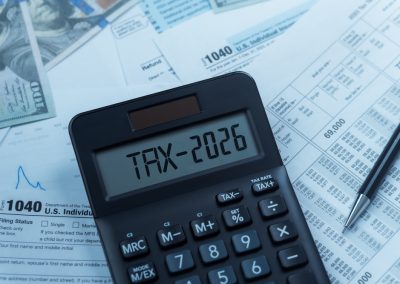 2026,Taxes,On,Calculator,With,1040,Income,Tax,Form,And