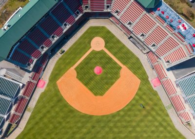 Awesome,Top,Down,Aerial,Drone,Image,Of,A,Minor,League