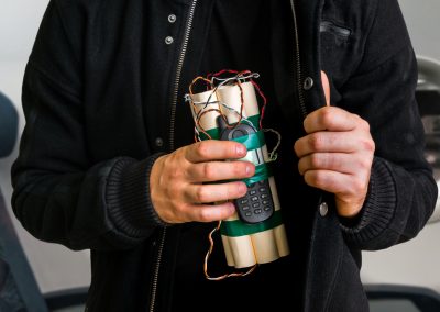 A 76-Year-Old Man Made a Bomb Threat on a JetBlue Flight Because He Couldn't Find Overhead Bin Space Dangerous,Terrorist,In,Airplane,With,Dynamite,Bomb,In,Hand,