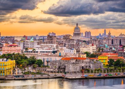 Ron DeSantis Just Told Americans Exactly Where Their Kids Will Be Taking Spring Break Havana,,Cuba,Downtown,Skyline,At,Dusk.