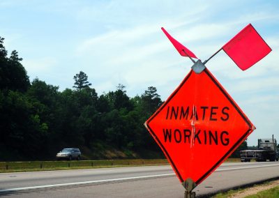A Florida Inmate Used a Kids Charity BBQ to Sneak Off for a Porta Potty Rendezvous A,Sign,On,A,Highway,Reminds,Drivers,To,Watch,For