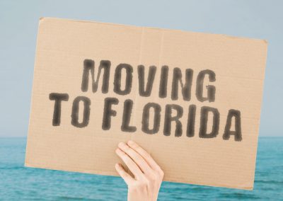 The,Phrase,”,Moving,To,Florida,”,On,A,Banner