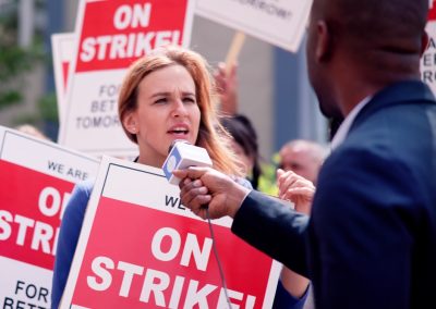 Workers,Strike,Demonstration,In,City.,Labor,Union,March.,Protest,Rally