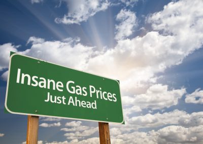DeSantis Had One Answer for Florida's Four Dollar Gas Prices and It Has People Talking Insane,Gas,Prices,Green,Road,Sign,With,Dramatic,Clouds,,Sun