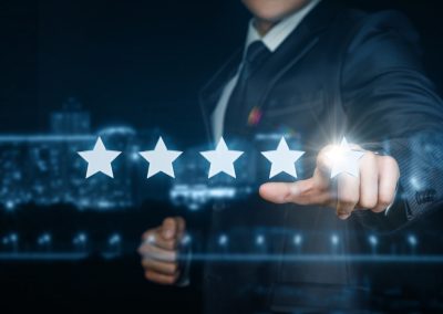 The,Concept,Of,Placing,Rating.,Man,Clicked,On,The,Fifth