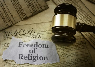 Freedom,Of,Religion,Newspaper,Headline,On,A,Copy,Of,The