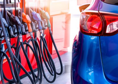 Ron DeSantis Just Said Two Words About Gas Prices That Should Terrify Democrats Before November Blue,Luxury,Suv,Car,Fueling,At,Gas,Station.,Refuel,Fill