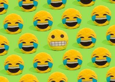Scheme,Of,Yellow,Smiley,Pillows,Laughing,At,A,Smiley,With