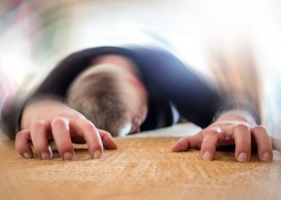 A,Man,Lies,Unconscious,In,A,Room.,Concept,Illness.