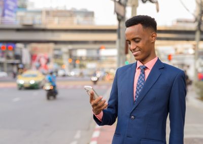Portrait,Of,Young,African,Businessman,Wearing,Suit,And,Tie