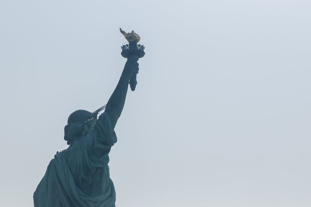 Majestic,Iconic,Lady,Liberty,Statue,Of,Liberty,In,New,York