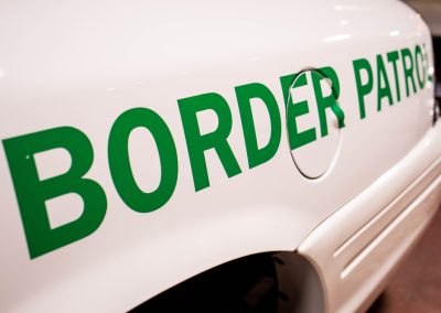 Customs,And,Border,Patrol,Logo,On,The,Side,Of,The