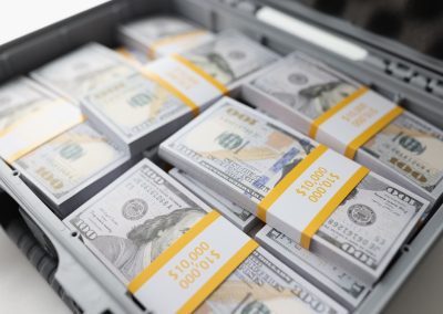 This Florida Construction Worker Found $30,000 in a Gas Station Bathroom and Returned Every Dollar of a Stranger's Sister's Medical Money Close-up,Of,Briefcase,Full,Of,Stacks,Of,Dollar,Bills.,Metal