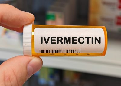 Orange,Plastic,Box,Of,Ivermectin,Tablets,On,A,Hospital,Pharmacy