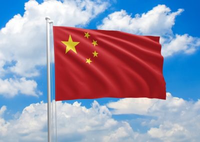 Ron DeSantis Just Shut the Door on China Using Florida to Build an Army of Future Citizens China,National,Flag,Waving,In,The,Wind,On,Clouds,Sky.