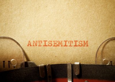 Antisemitism,Word,Written,With,A,Typewriter.