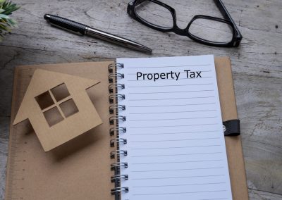 Florida Just Put the Biggest Property Tax Cut in State History on the November Ballot Property,Tax,Concept,With,An,Empty,Notebook,And,A,House