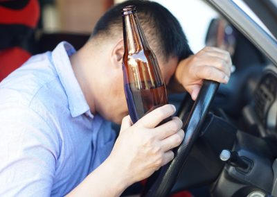 Drunk,Man,Holds,Beer,Bottle,In,Car.,Concept,,,Campaign