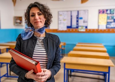 A Florida Principal Had Her Career Destroyed by Parents Who Never Talked to Her First Caucasian,Female,Portrait,Of,Young,Teacher,In,Class,Looking,At