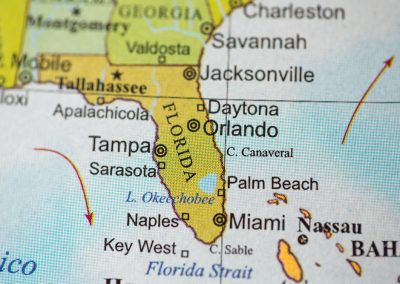 Ron DeSantis Just Turned Florida Into a Democrat Nightmare and Debbie Wasserman Schultz Made It Worse Map,View,Of,Florida,On,A,Geographical,Globe.