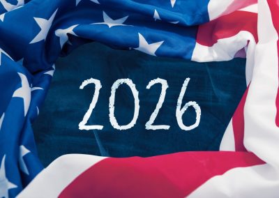 Usa,2026.,A,2026,Calendar,Year,On,A,Chalkboard,Framed