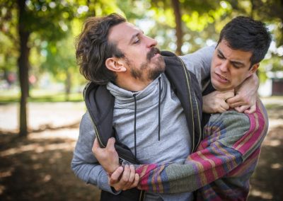 A Drunk Florida Sergeant Grabbed a 77-Year-Old Man by the Throat and Then Said This to Cops Young,Gay,Homosexual,Couple,,Men,In,Quarrel,Conflict,On,The