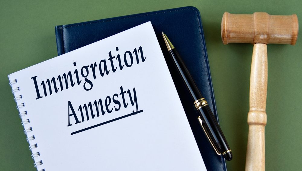 Immigration,Amnesty,-,Words,On,A,White,Sheet,With,A