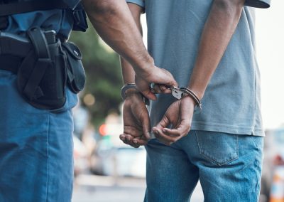 Ron DeSantis Just Signed Five Laws That Have Florida Criminals Running Scared Handcuffs,,Police,And,Hands,Of,Police,Man,With,Criminal,In
