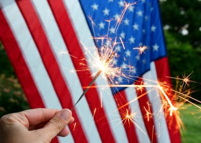 Ron DeSantis Asked the Question Every American Was Thinking After Zohran Mamdani Used July 4th to Attack the Country Holding,A,Sparkler,In,Front,Of,An,American,Flag,To