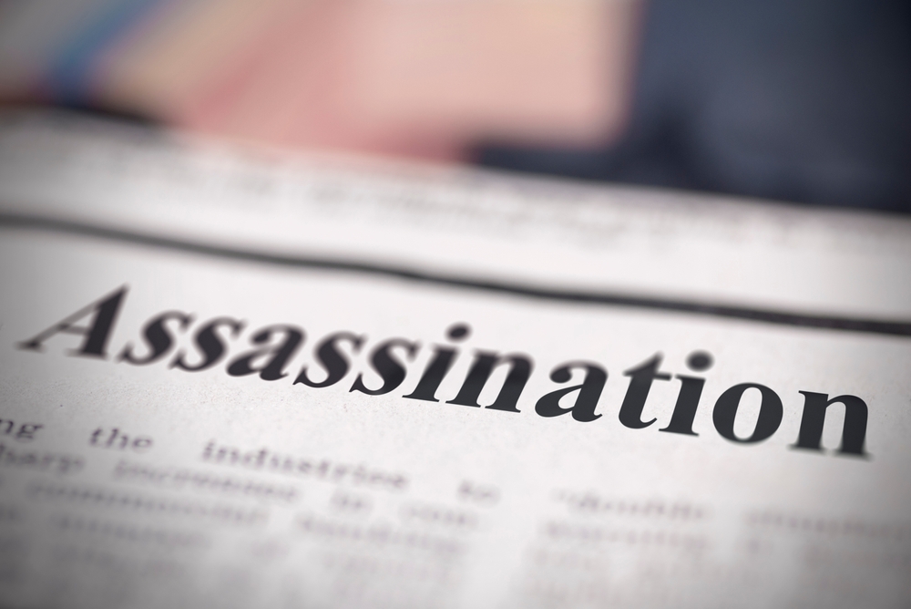 Assassination,Written,Newspaper,Close,Up,Shot,To,The,Text.